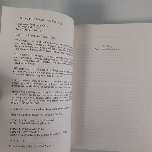 Charlie Donlea The Girl Who Was Taken NEW Paperback -English -Thriller - Picture 7 of 8